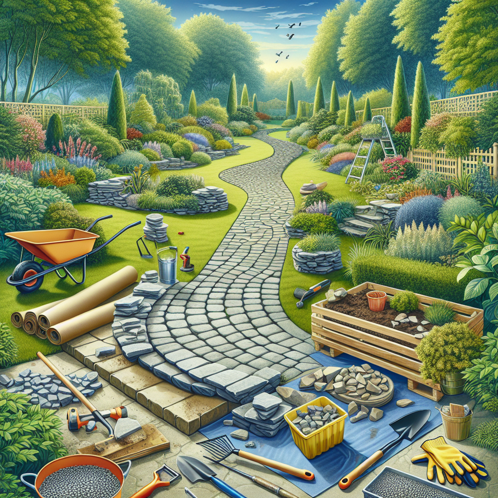 Create a Spectacular DIY Stone Pathway in Your Garden Over a Weekend