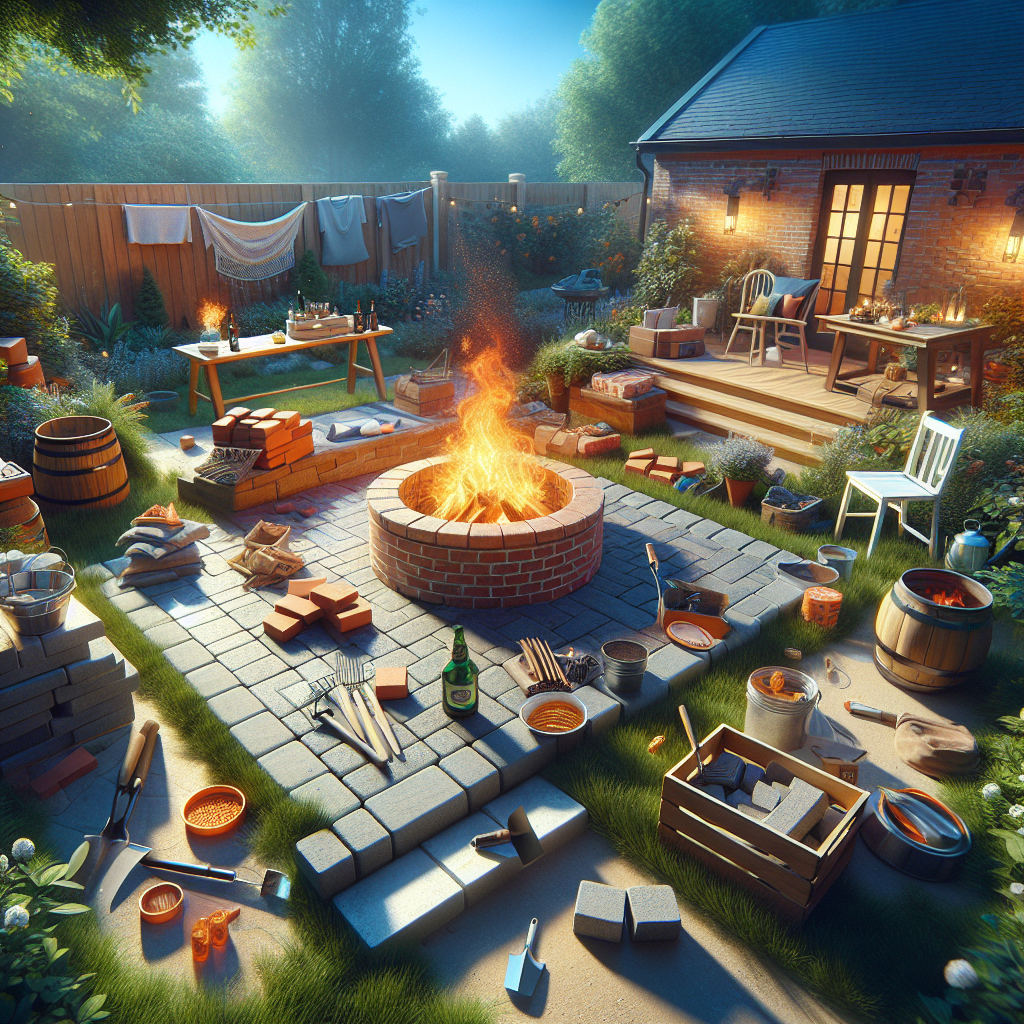 DIY Fire Pit Weekend Project