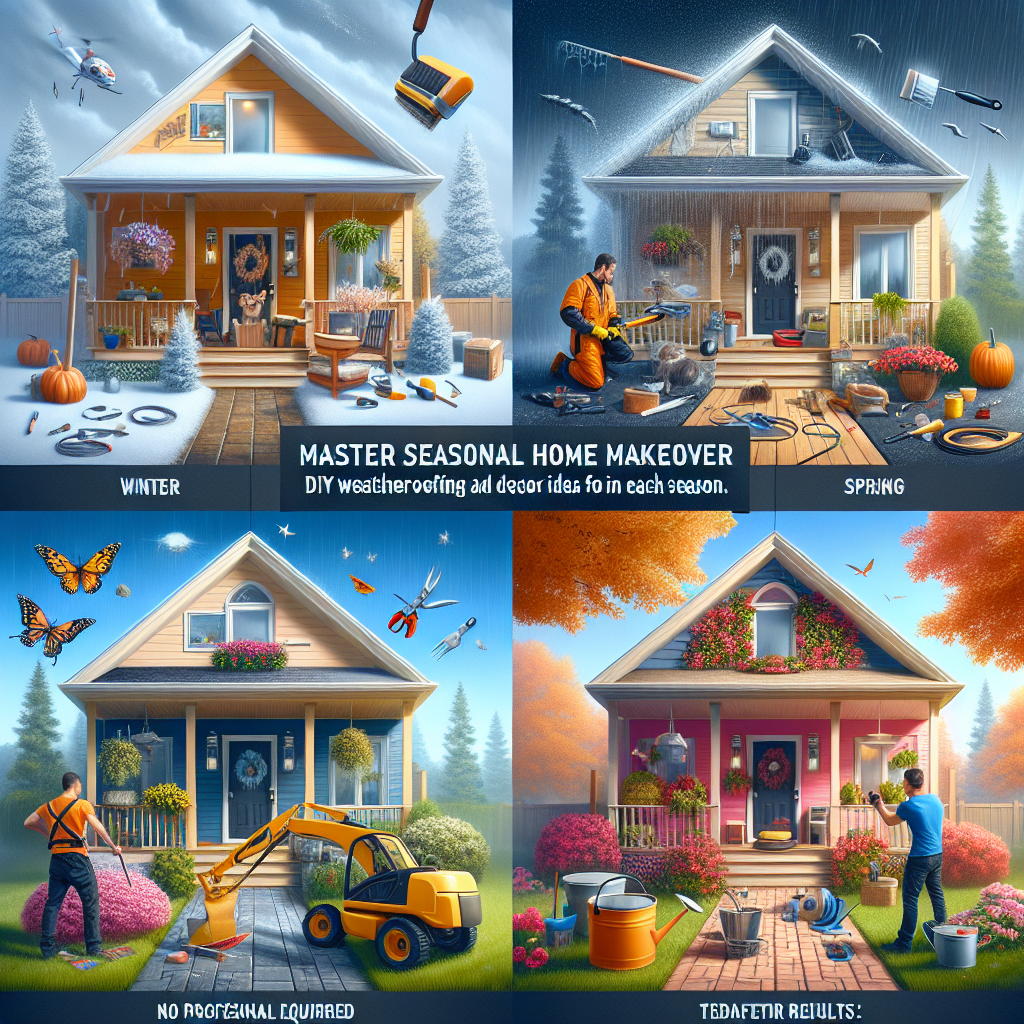 Master Seasonal Home Makeover: DIY Weatherproofing and Decor Ideas for Each Season