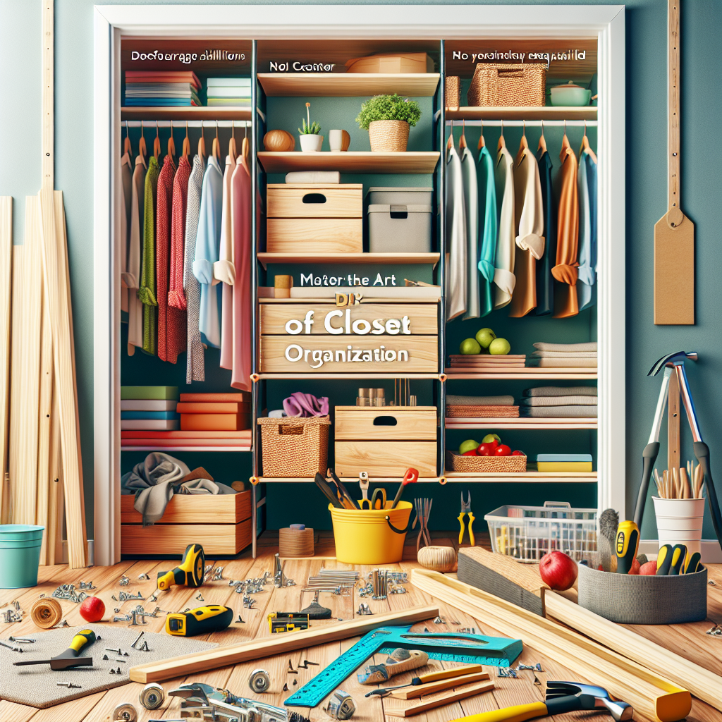 Master the Art of Closet Organization: DIY Storage Solutions You Can Build This Weekend