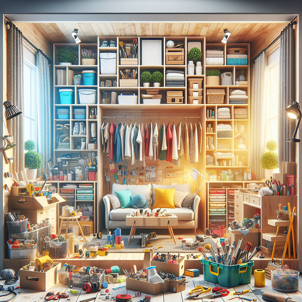 Master the Art of Decluttering: DIY Storage Solutions with Everyday Materials