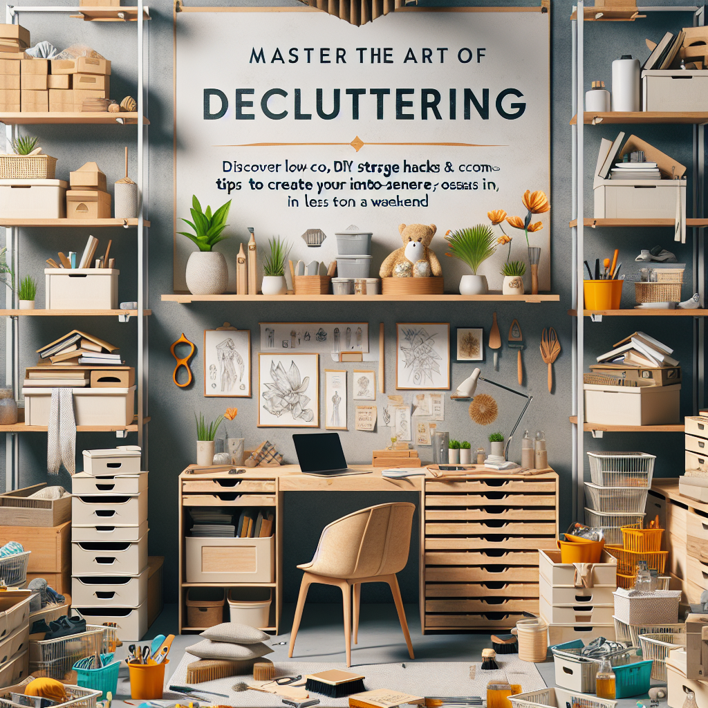 Master the Art of Decluttering: Transform Your Home into a Zen Oasis