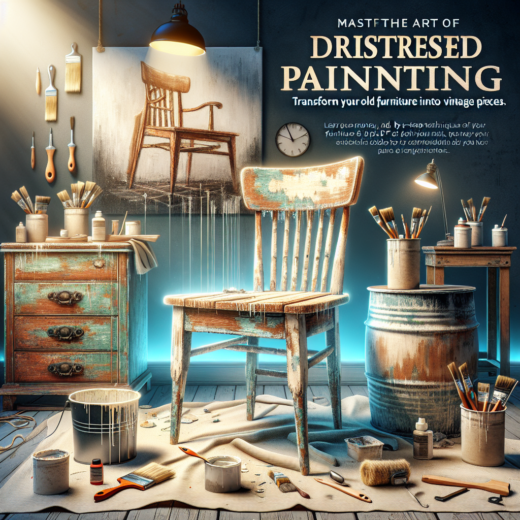 Master the Art of Distressed Painting: Transform Your Old Furniture into Vintage Pieces
