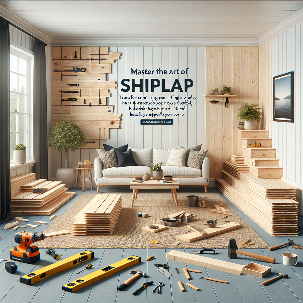 Master the Art of DIY Shiplap: Transform Your Living Room in a Weekend