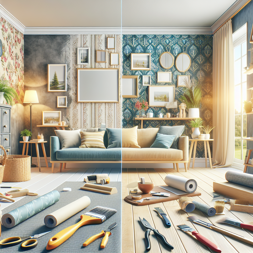 Master the Art of DIY Wallpapering: A Step-by-Step Guide to Transform Your Living Room