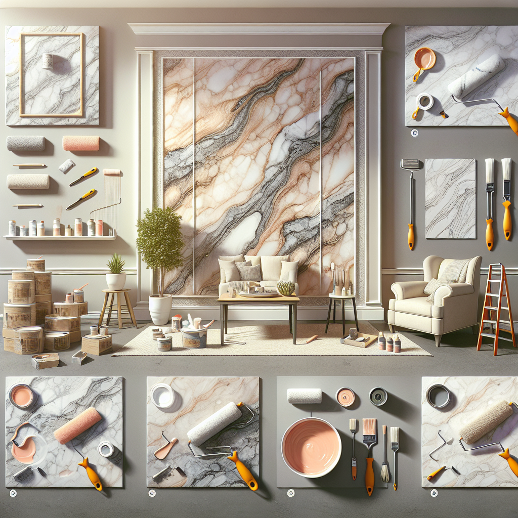 Master the Art of Faux Marble Painting: Transform Your Walls into Luxurious Stone