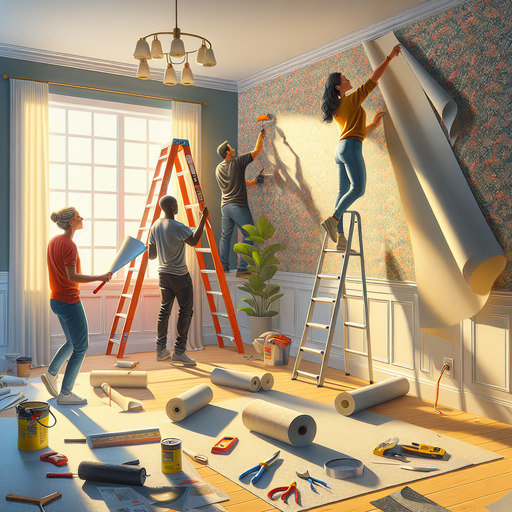 Master the Art of Hanging Wallpaper: A Step-by-Step DIY Guide for a Stunning Feature Wall