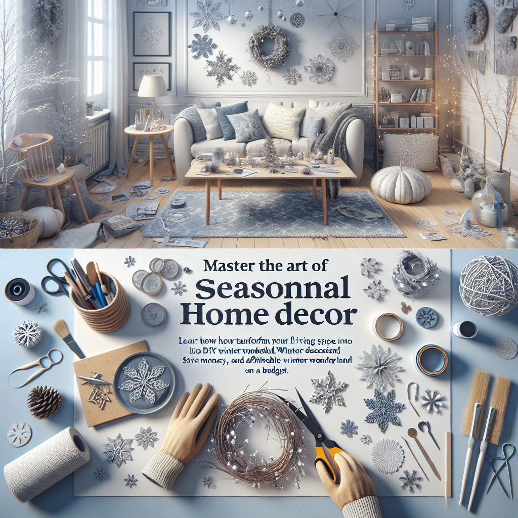 Master the Art of Seasonal Home Decor: DIY Winter Wonderland on a Budget