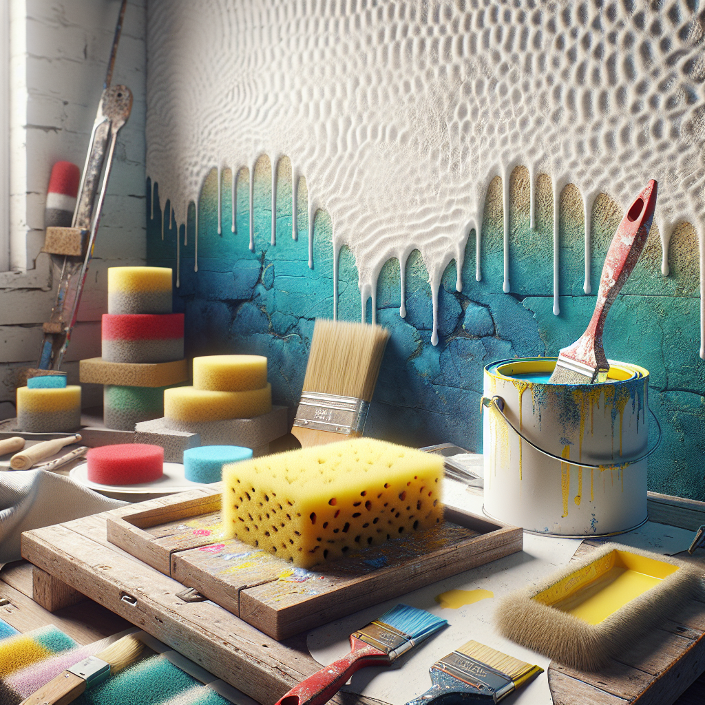 Master the Art of Sponge Painting: Transform Your Walls With Texture and Depth
