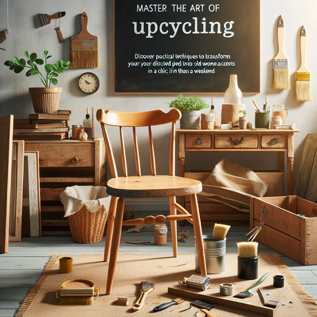 Master the Art of Upcycling: Breathe New Life into Old Wooden Furniture