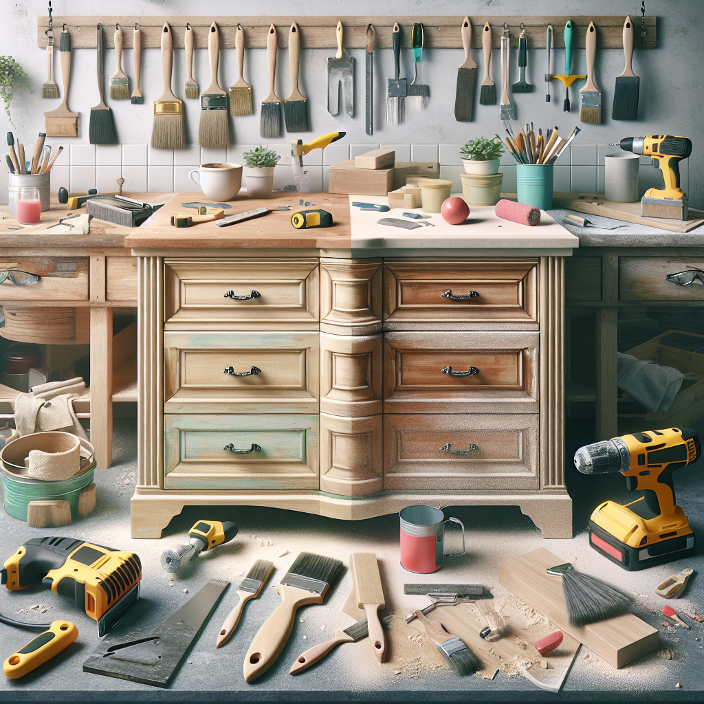 Master the Art of Upcycling: Transform Your Old Dresser into a Stunning Kitchen Island