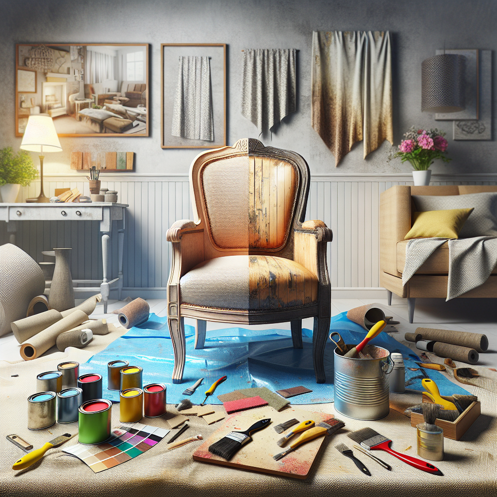 Master the Art of Upcycling: Transform Your Old Furniture into Stylish Pieces with Paint and Fabric