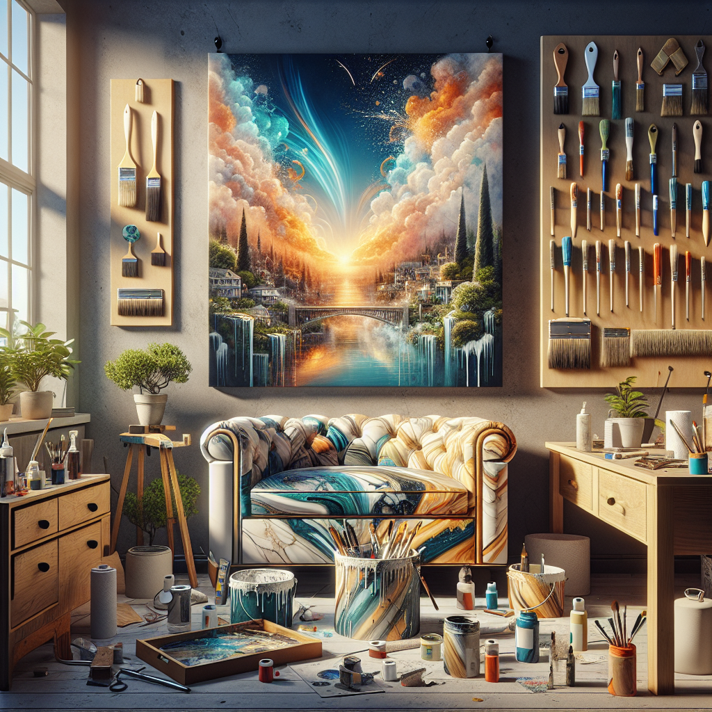 Mastering the Art of Faux Marble Painting: Transform Your Furniture On a Budget