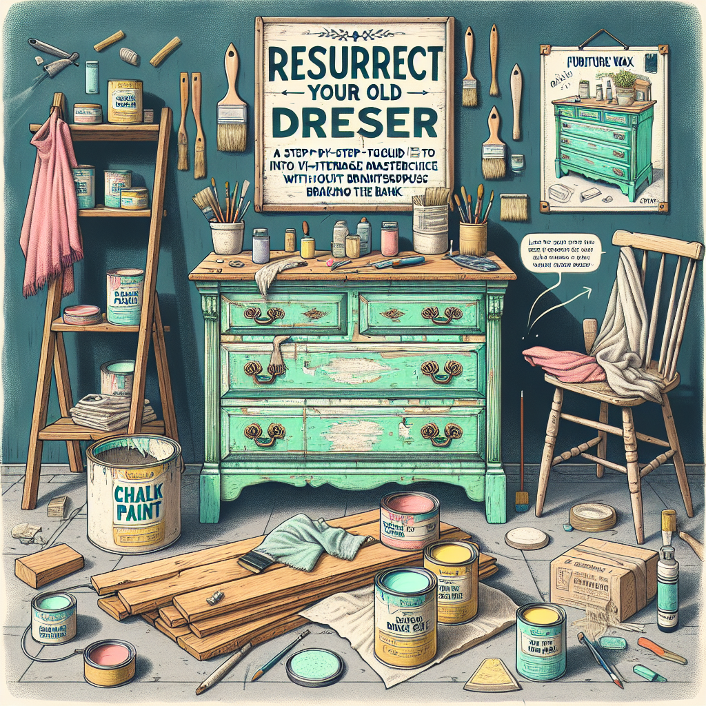 Resurrect Your Old Dresser: A Step-by-Step Guide to Upcycling with Chalk Paint