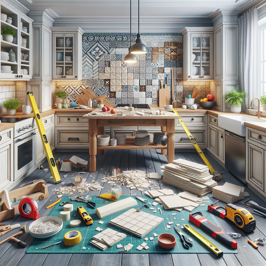 Revamp Your Kitchen Backsplash on a Budget: A DIY Tile Transformation