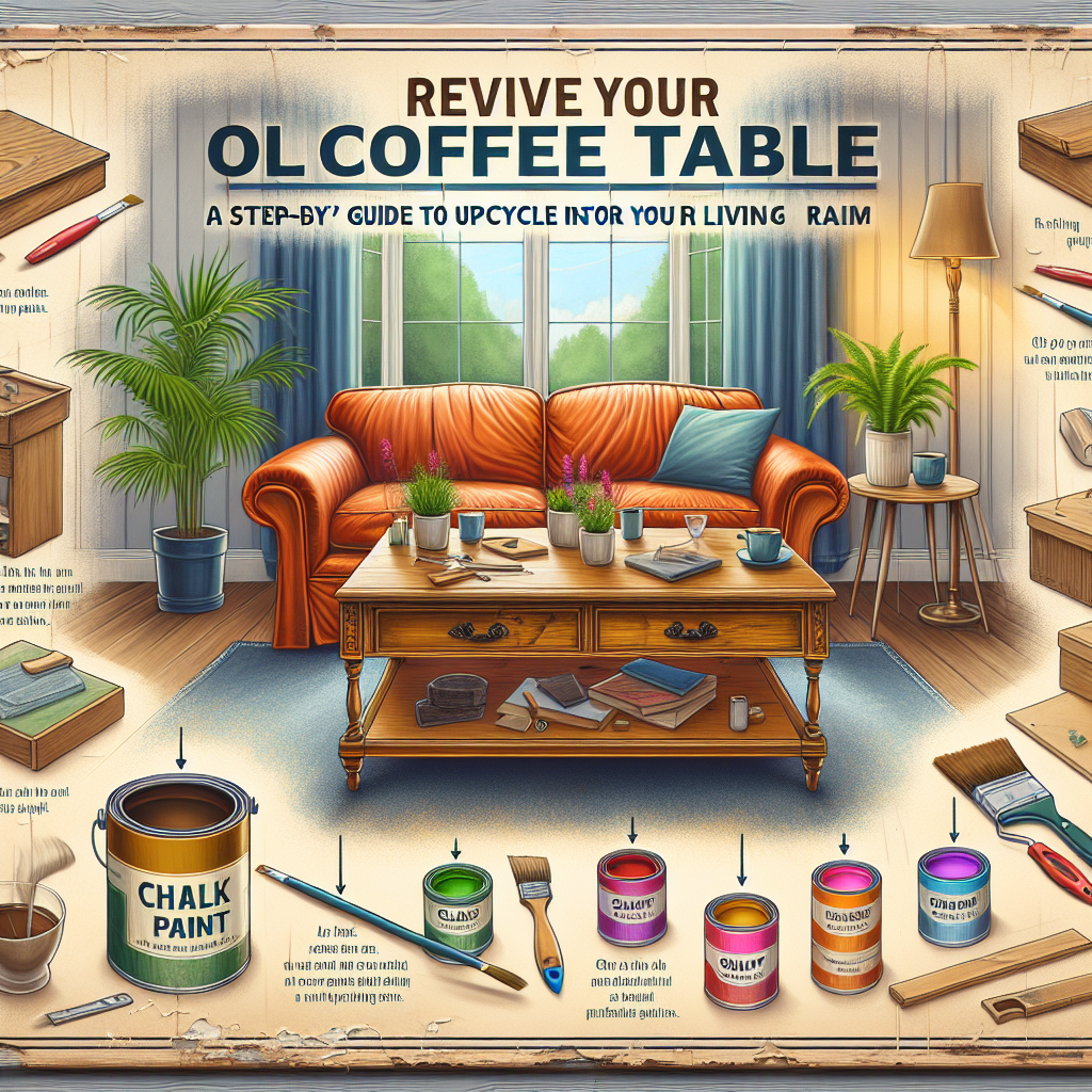 Revive Your Old Coffee Table: A Step-by-Step Guide to Upcycle with Chalk Paint