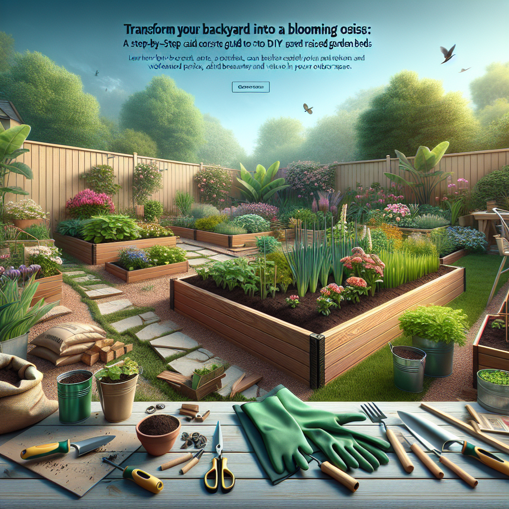 Transform Your Backyard into a Blooming Oasis: A Step-by-Step Guide to DIY Raised Garden Beds