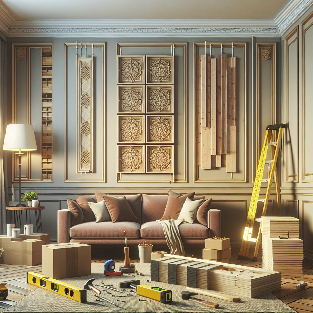 Transform Your Living Room: DIY Wall Panelling on a Shoestring Budget