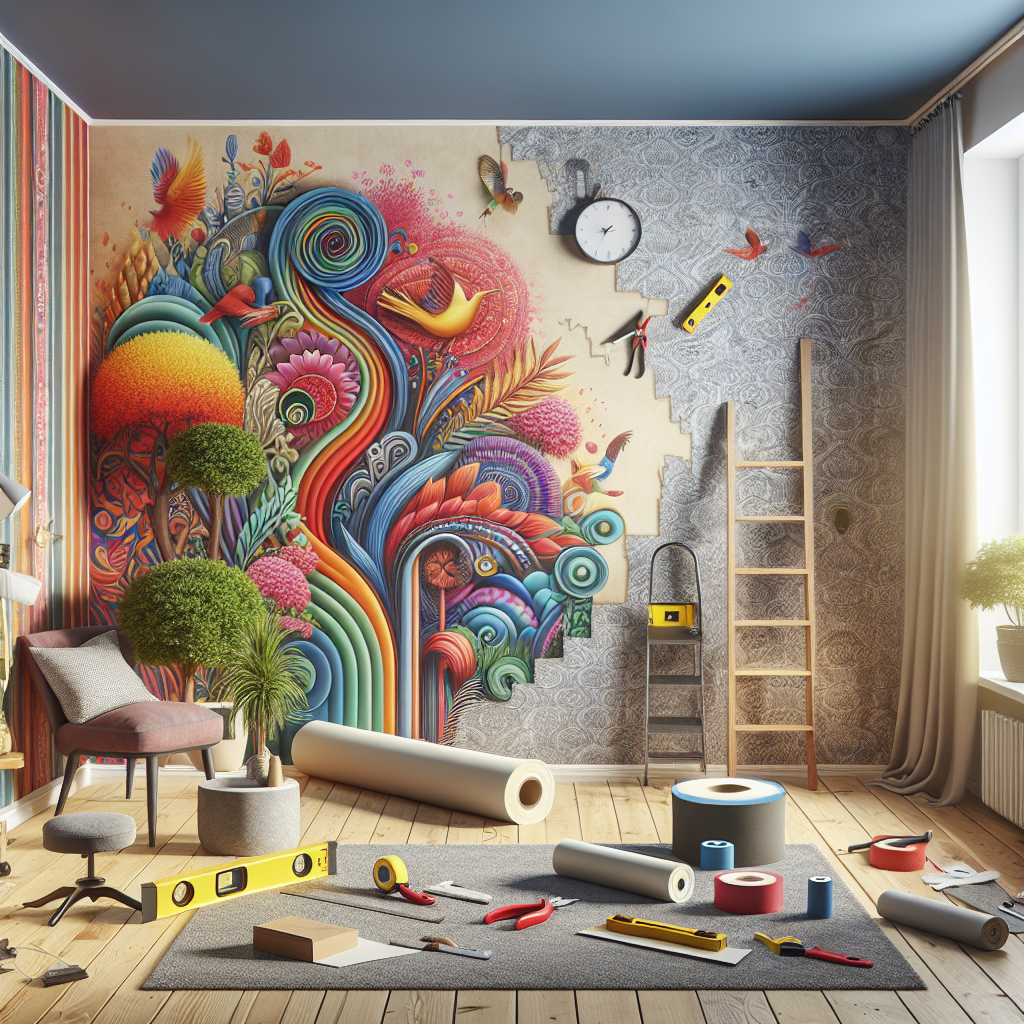 Unleash Your Creativity: How to Design and Install Your Own Peel-and-Stick Wallpaper Accent Wall