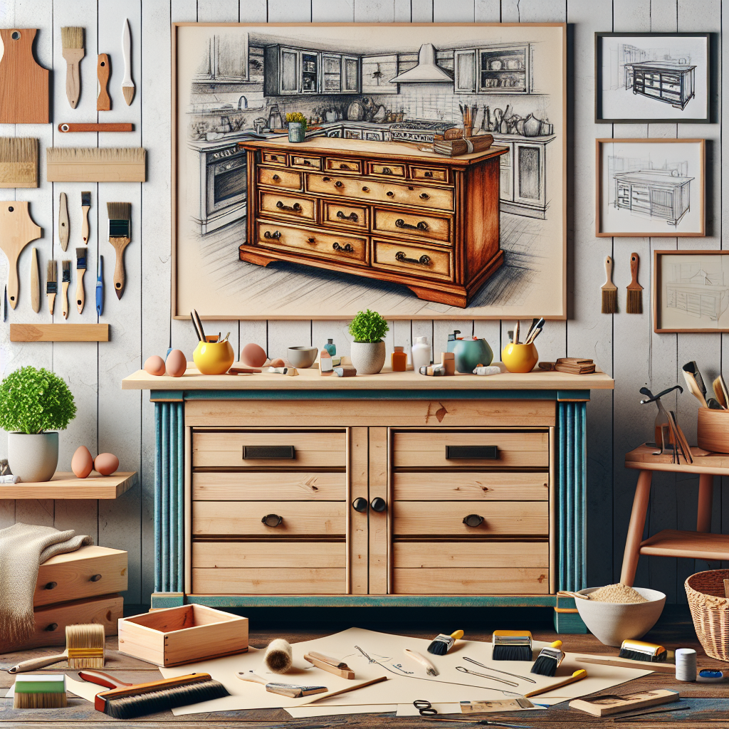 Upcycle Your Old Dresser into a Rustic Kitchen Island: Step-by-Step Guide