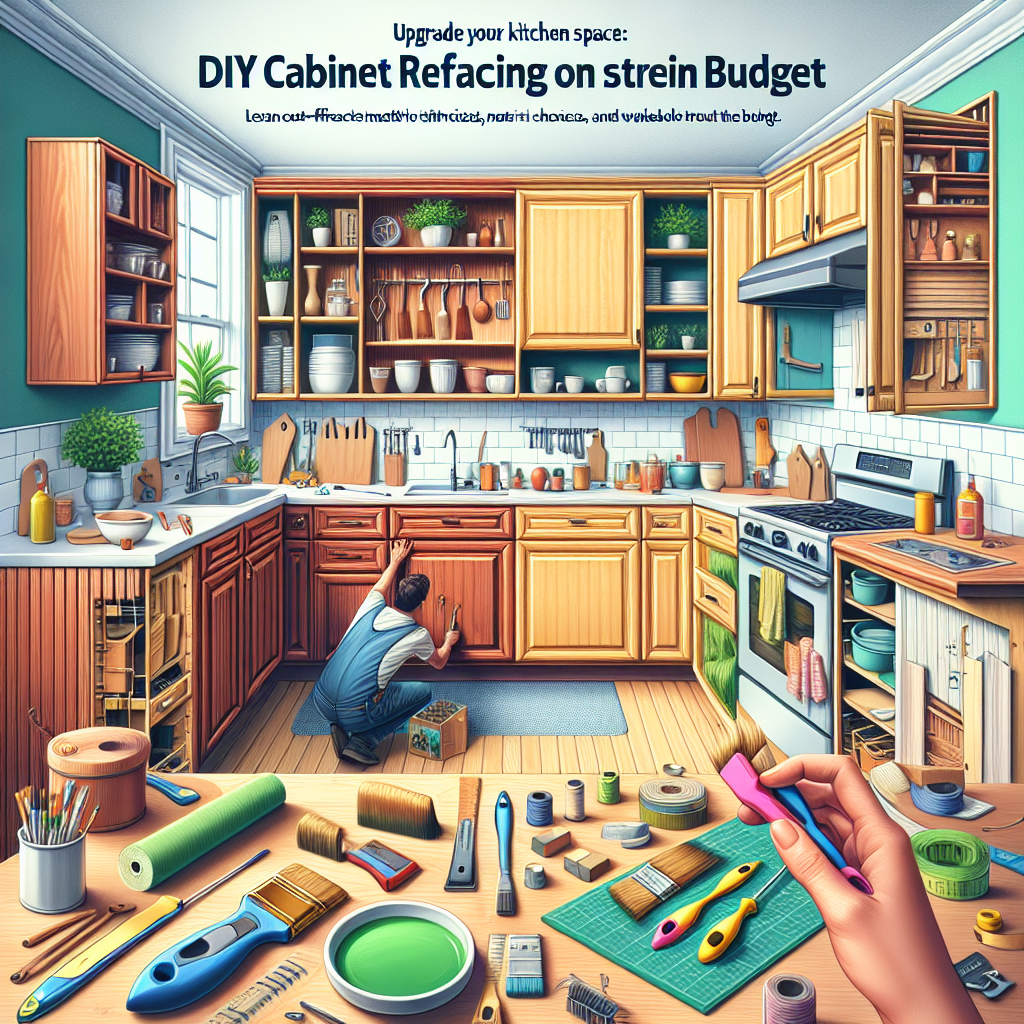 Upgrade Your Kitchen Space: DIY Cabinet Refacing on a Shoestring Budget