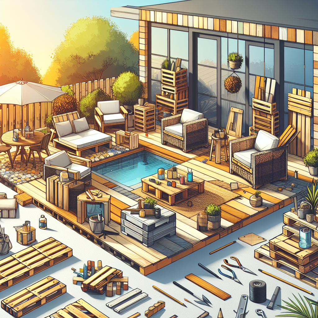 Upgrade Your Patio on a Budget: How to Create an Outdoor Oasis with DIY Pallet Furniture